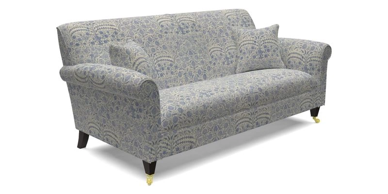 Petworth 3 Seater Sofa in Mulberry Flying Ducks