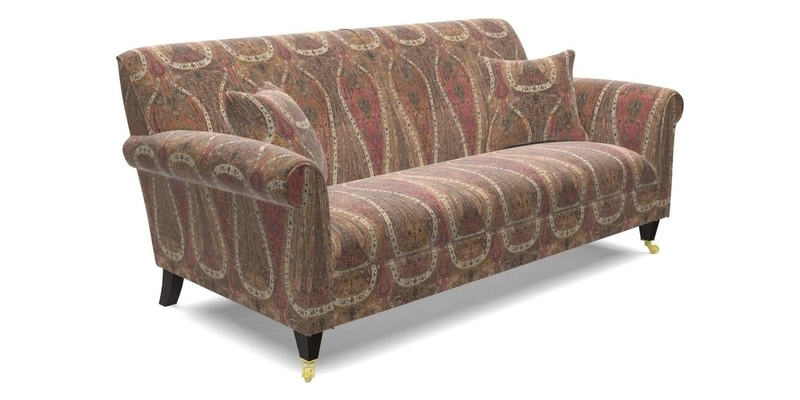 Petworth 3 Seater Sofa in Mulberry Flying Ducks