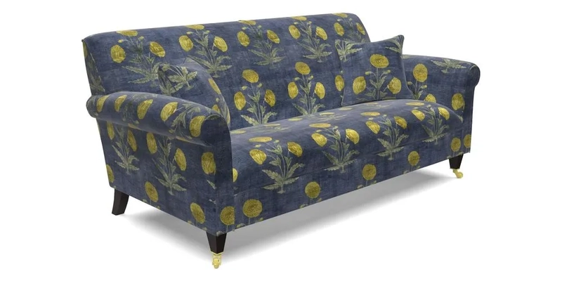Petworth 3 Seater Sofa in Mulberry Flying Ducks