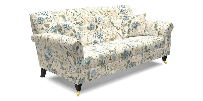 Petworth 3 Seater Sofa in Mulberry Flying Ducks