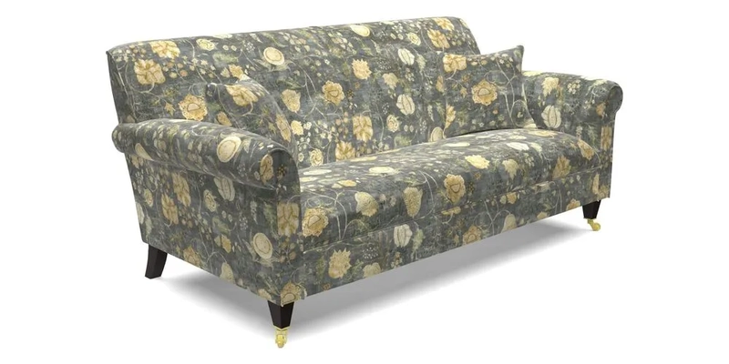 Petworth 3 Seater Sofa in Mulberry Flying Ducks