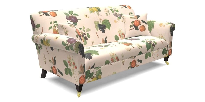 Petworth 3 Seater Sofa in Mulberry Flying Ducks