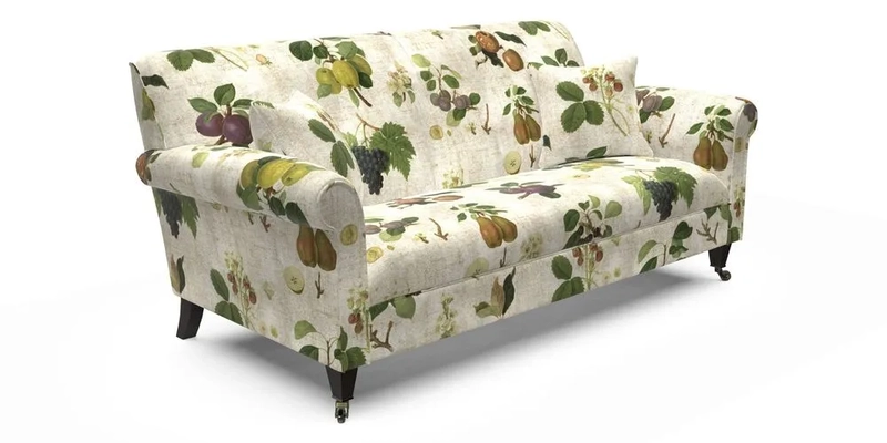 Petworth 3 Seater Sofa in Mulberry Flying Ducks