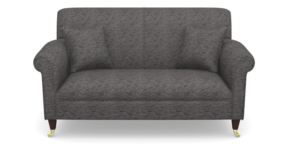 Product photograph of Petworth 2 Seater Sofa In Aqua Clean Oban - Jet from Sofas and Stuff Limited