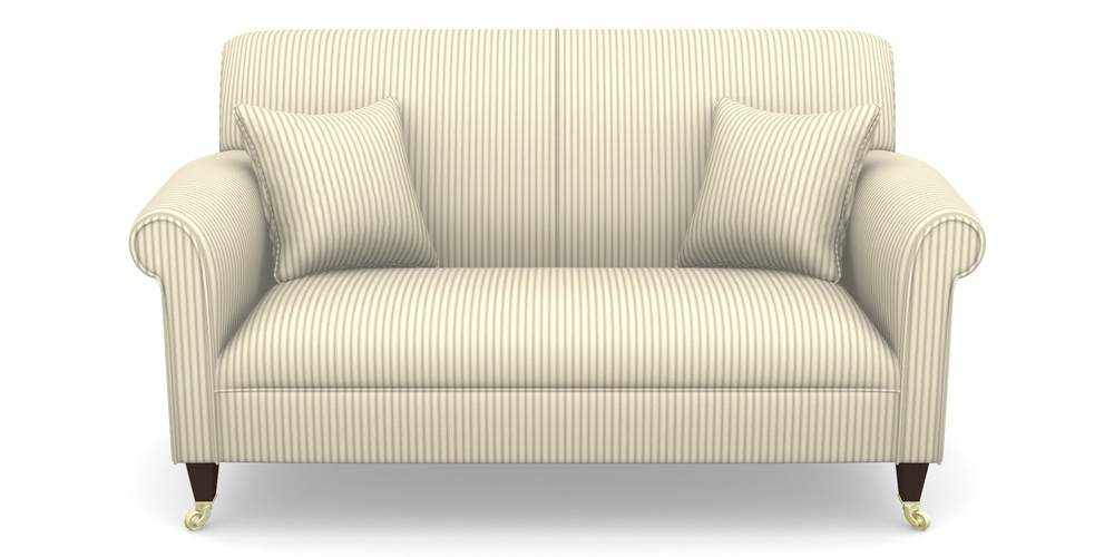 Product photograph of Petworth 2 Seater Sofa In Cotton Stripe - Sage from Sofas and Stuff Limited