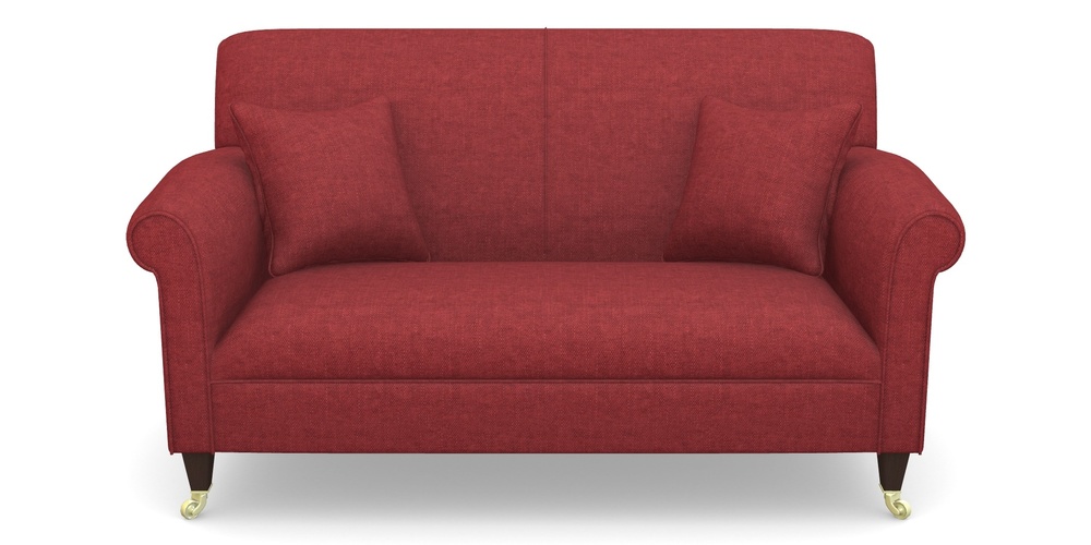 Product photograph of Petworth 2 Seater Sofa In Easy Clean Plain - Claret from Sofas and Stuff Limited