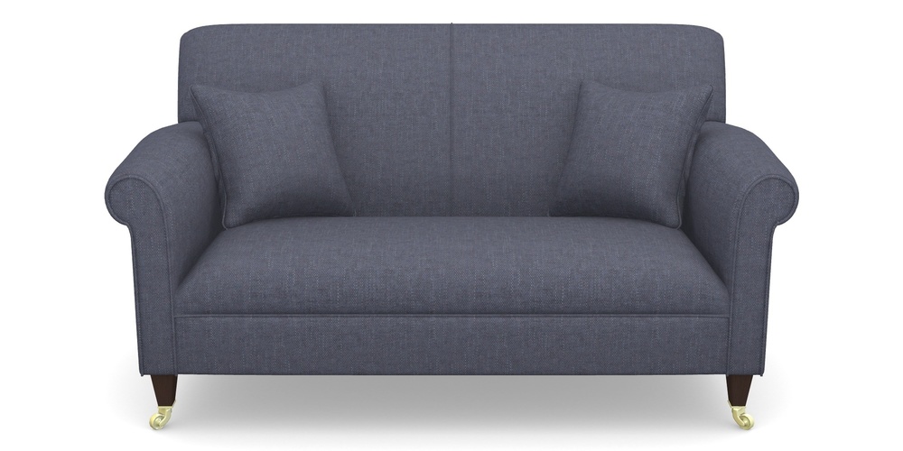 Product photograph of Petworth 2 Seater Sofa In Easy Clean Plain - Navy from Sofas and Stuff Limited