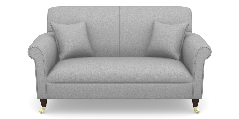 Product photograph of Petworth 2 Seater Sofa In Easy Clean Plain - Silver from Sofas and Stuff Limited