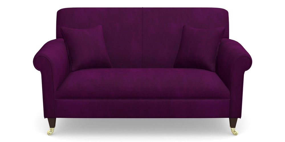 Product photograph of Petworth 2 Seater Sofa In House Clever Velvet - Aubergine from Sofas and Stuff Limited