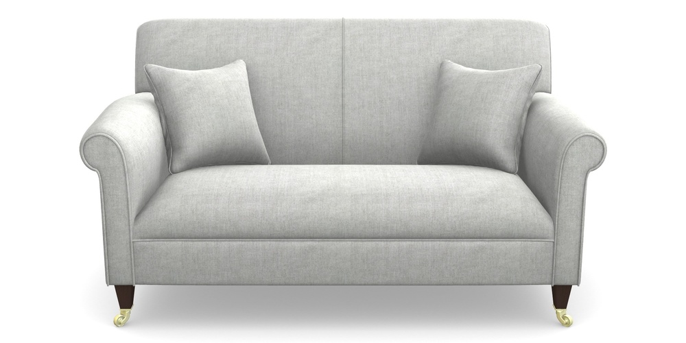 Product photograph of Petworth 2 Seater Sofa In Super Soft Velvet - Silver from Sofas and Stuff Limited