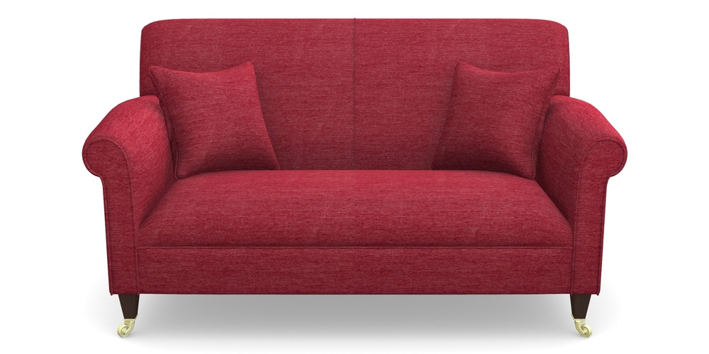 Product photograph of Petworth 2 Seater Sofa In Textured Velvet - Firebrick from Sofas and Stuff Limited