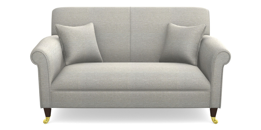 Product photograph of Petworth 2 Seater Sofa In Textured Velvet - Silver from Sofas and Stuff Limited