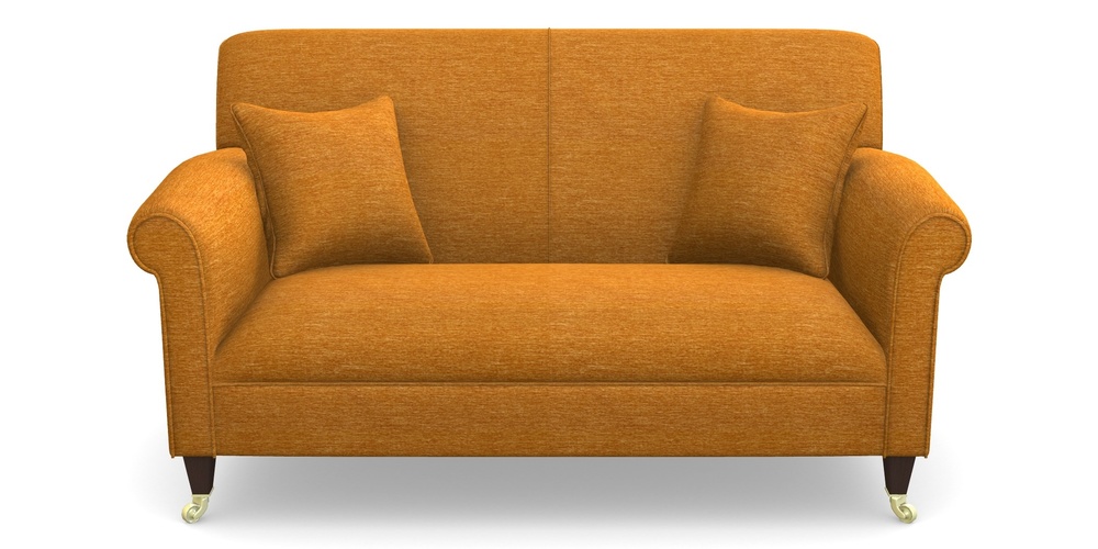 Product photograph of Petworth 2 Seater Sofa In Textured Velvet - Turmeric from Sofas and Stuff Limited