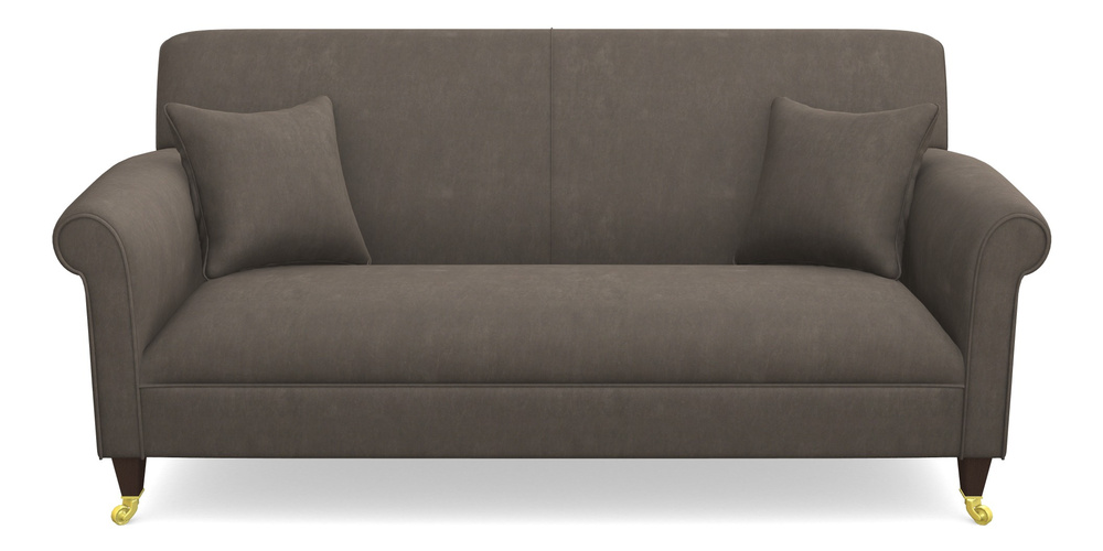 Product photograph of Petworth 3 Seater Sofa In Clever Tough And Eco Velvet - Chrome from Sofas and Stuff Limited