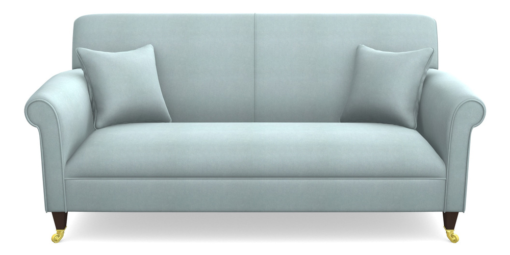 Product photograph of Petworth 3 Seater Sofa In Clever Tough And Eco Velvet - Mineral from Sofas and Stuff Limited