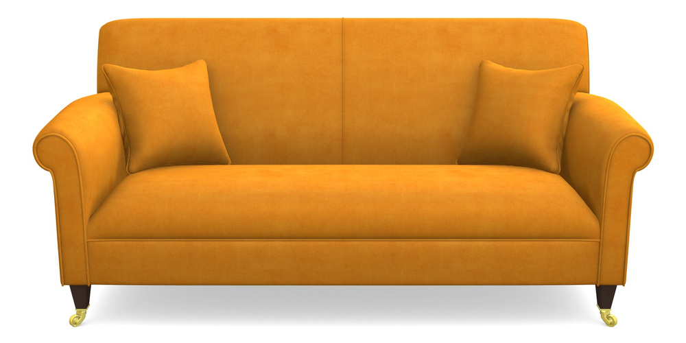 Product photograph of Petworth 3 Seater Sofa In Clever Tough And Eco Velvet - Spice from Sofas and Stuff Limited