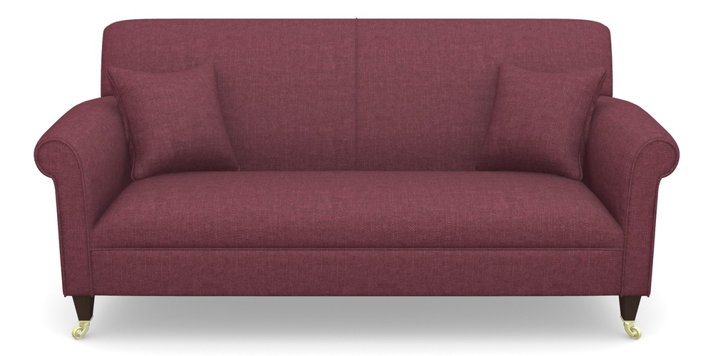 Product photograph of Petworth 3 Seater Sofa In Easy Clean Plain - Chianti from Sofas and Stuff Limited