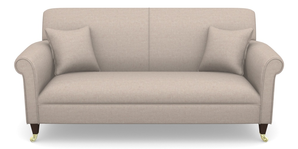 Product photograph of Petworth 3 Seater Sofa In Easy Clean Plain - Cream from Sofas and Stuff Limited