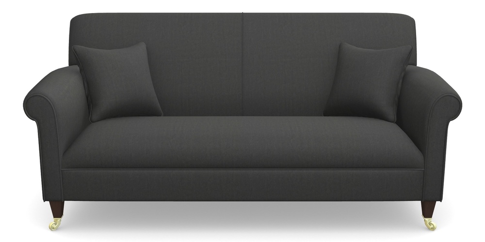 Product photograph of Petworth 3 Seater Sofa In House Velvet - Charcoal from Sofas and Stuff Limited