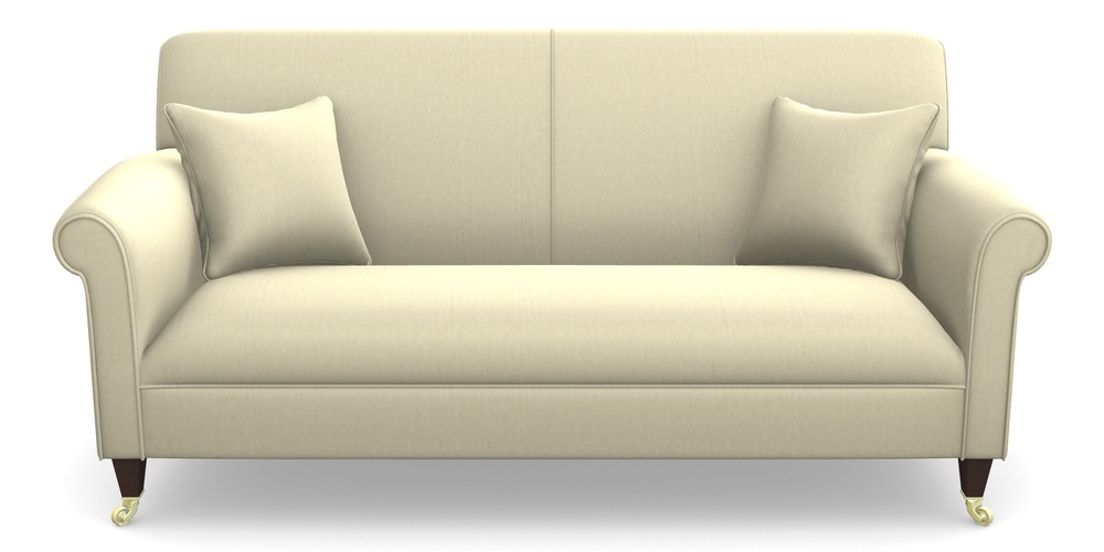 Product photograph of Petworth 3 Seater Sofa In House Velvet - Latte from Sofas and Stuff Limited