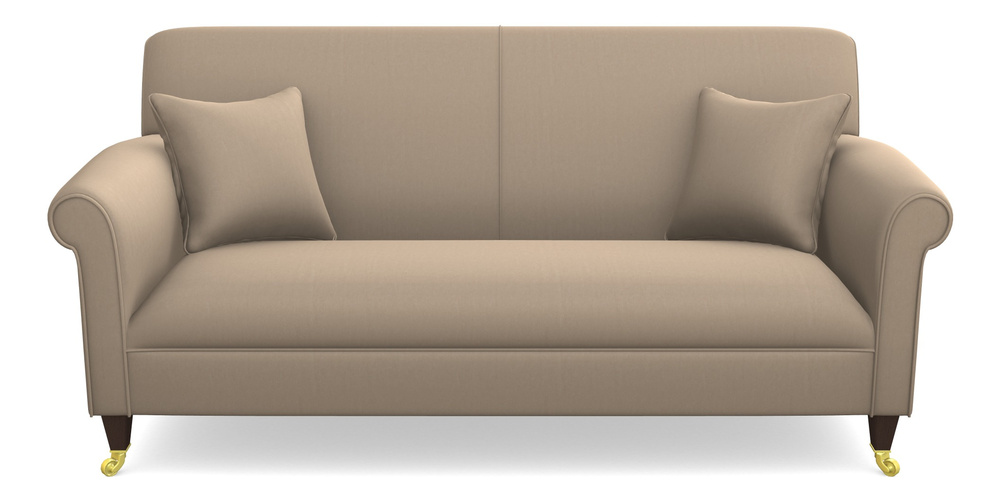 Product photograph of Petworth 3 Seater Sofa In House Velvet - Linen from Sofas and Stuff Limited