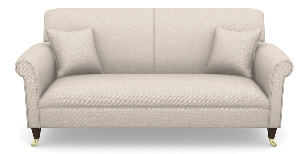 Product photograph of Petworth 3 Seater Sofa In Two Tone Plain - Biscuit from Sofas and Stuff Limited