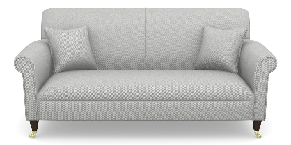 Product photograph of Petworth 3 Seater Sofa In Two Tone Plain - Grey from Sofas and Stuff Limited