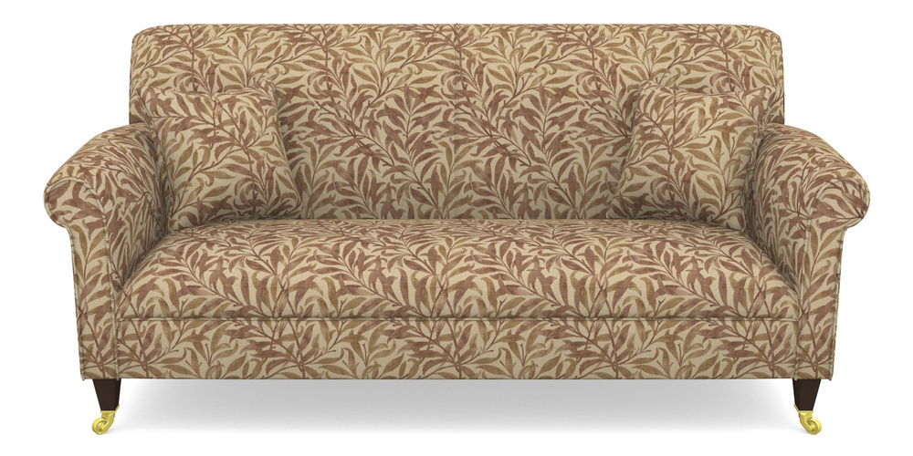 Product photograph of Petworth 3 Seater Sofa In V A Drawn From Nature - Willow Bough Large - Terracotta from Sofas and Stuff Limited