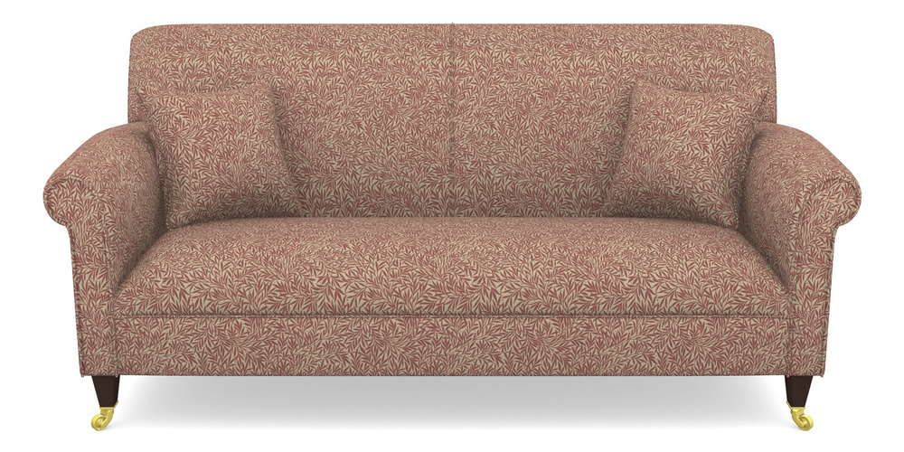 Product photograph of Petworth 3 Seater Sofa In V A Drawn From Nature Collection - Willow - Red from Sofas and Stuff Limited