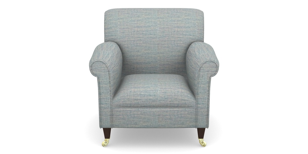 Product photograph of Petworth Chair In Basket Weave - Blue from Sofas and Stuff Limited