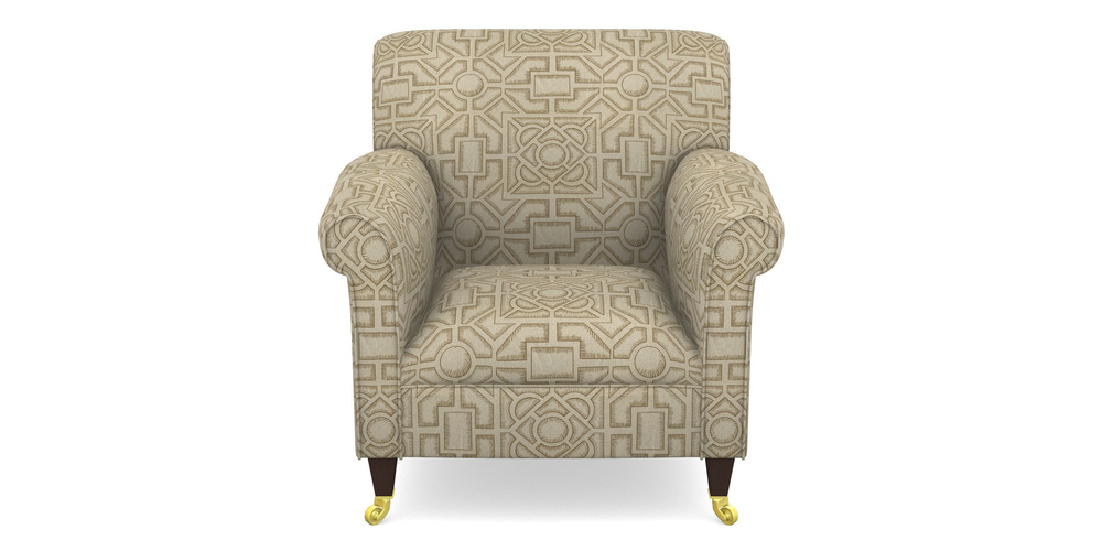 Product photograph of Petworth Chair In Rhs Collection - Large Knot Garden Linen - Gold from Sofas and Stuff Limited