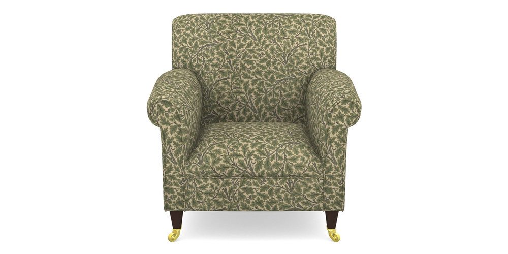 Product photograph of Petworth Chair In V A Drawn From Nature Collection - Oak Tree - Light Green from Sofas and Stuff Limited