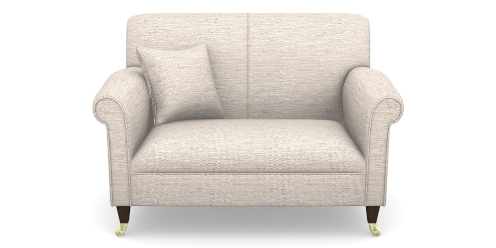 Product photograph of Petworth Snuggler In Aqua Clean Hove - Oatmeal from Sofas and Stuff Limited