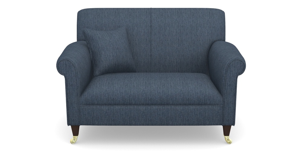 Product photograph of Petworth Snuggler In Aqua Clean Tenby - Navy from Sofas and Stuff Limited