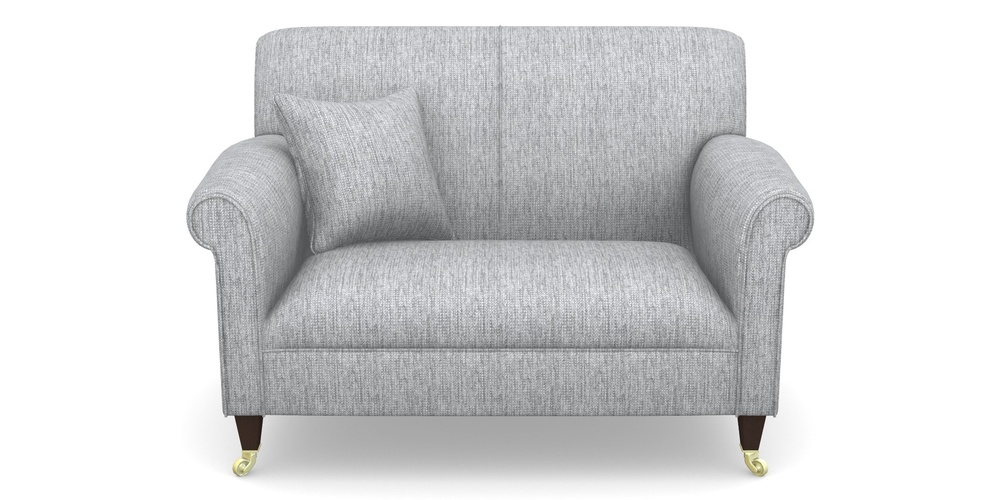 Product photograph of Petworth Snuggler In Aqua Clean Tenby - Silver from Sofas and Stuff Limited