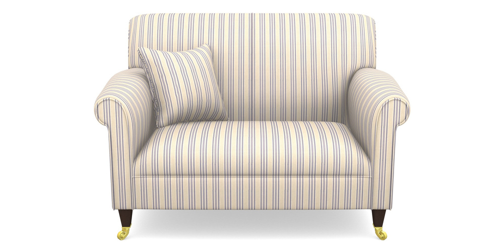 Product photograph of Petworth Snuggler In Cloth 22 - Racing Stripes Ayr - Blueberry from Sofas and Stuff Limited