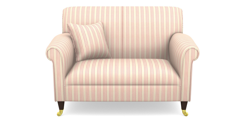 Product photograph of Petworth Snuggler In Cloth 22 - Racing Stripes Ayr - Cherry from Sofas and Stuff Limited