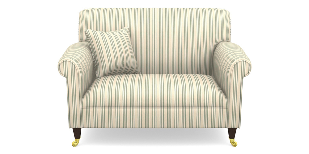 Product photograph of Petworth Snuggler In Cloth 22 - Racing Stripes Ayr - Mint from Sofas and Stuff Limited