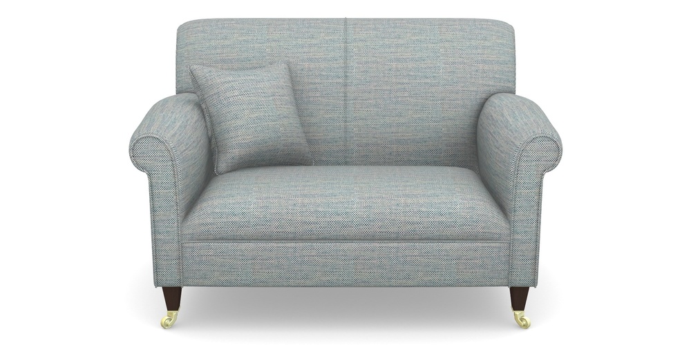 Product photograph of Petworth Snuggler In Basket Weave - Blue from Sofas and Stuff Limited