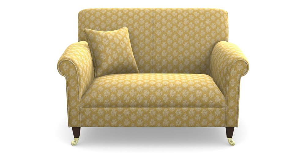 Product photograph of Petworth Snuggler In Cloth 21 - Coral 1 - Canary from Sofas and Stuff Limited