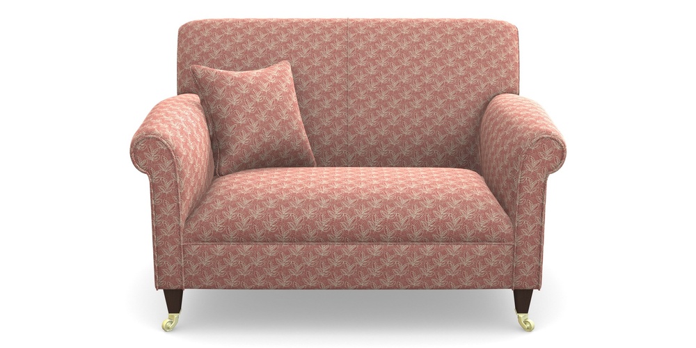 Product photograph of Petworth Snuggler In Cloth 21 - Decorative Leaf - Ginger Snap from Sofas and Stuff Limited