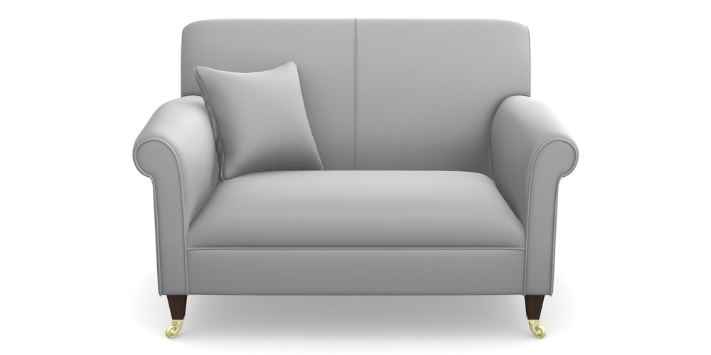 Product photograph of Petworth Snuggler In Clever Glossy Velvet - Fifty Shades from Sofas and Stuff Limited