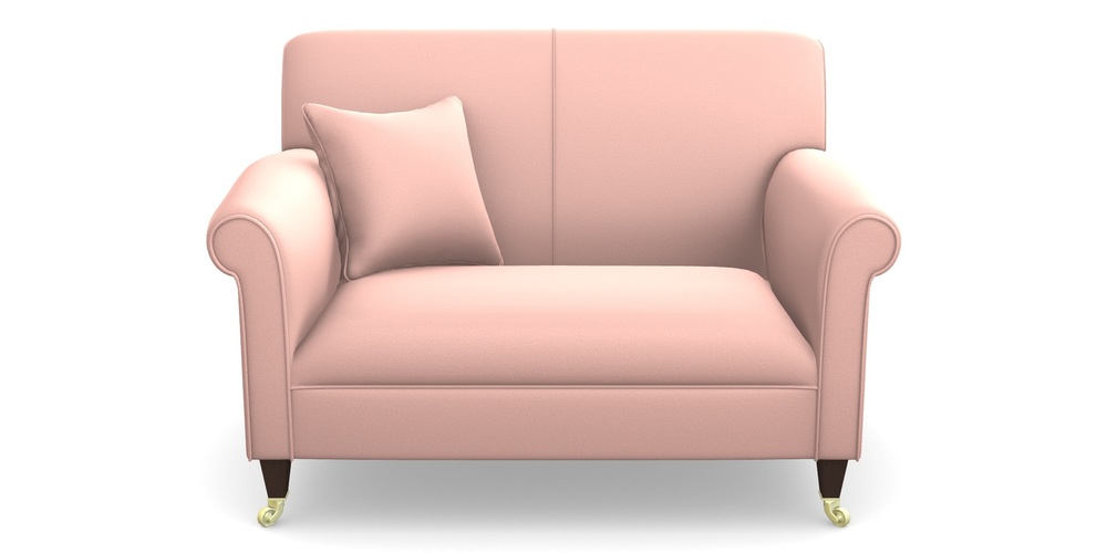 Product photograph of Petworth Snuggler In Clever Glossy Velvet - Tutu from Sofas and Stuff Limited