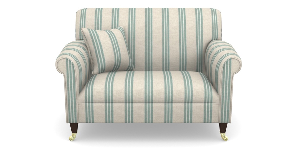 Product photograph of Petworth Snuggler In Cloth 18 Stripes - Bengal - Basil from Sofas and Stuff Limited