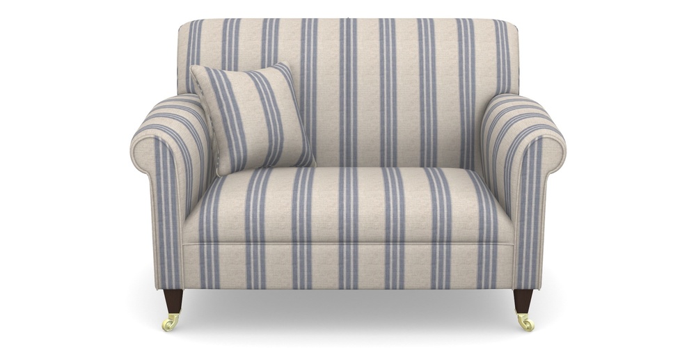 Product photograph of Petworth Snuggler In Cloth 18 Stripes - Bengal - Indigo from Sofas and Stuff Limited