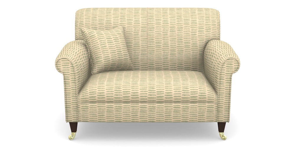 Product photograph of Petworth Snuggler In Cloth 18 - Daub - Fennel from Sofas and Stuff Limited