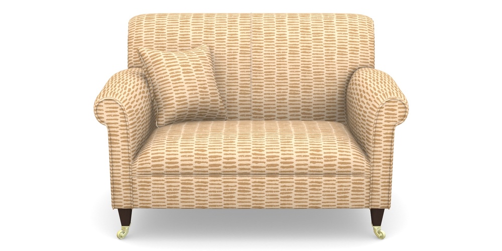 Product photograph of Petworth Snuggler In Cloth 18 - Daub - Fudge from Sofas and Stuff Limited