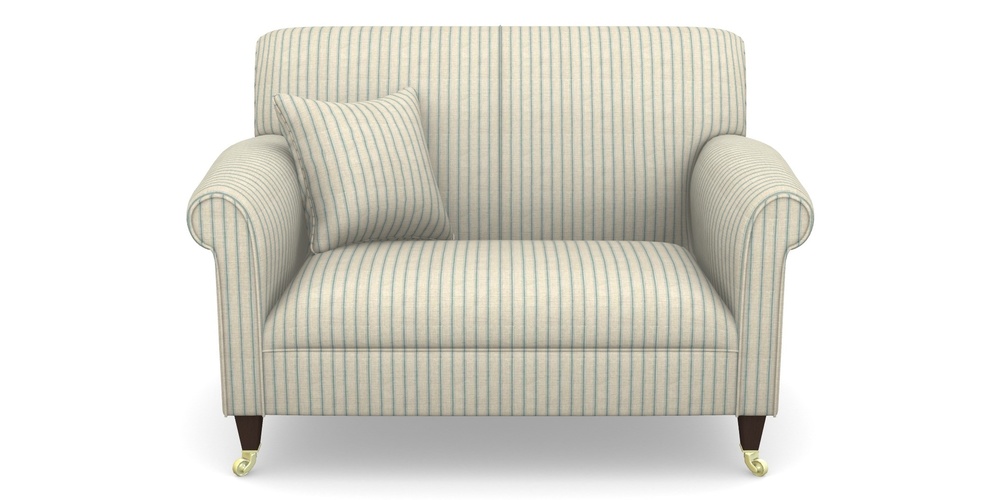 Product photograph of Petworth Snuggler In Cloth 18 Stripes - Ticking - Basil from Sofas and Stuff Limited