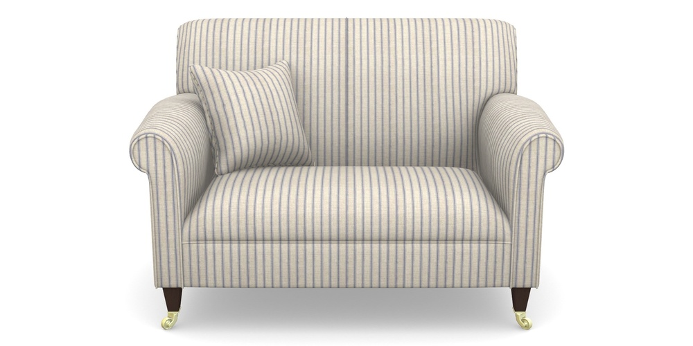 Product photograph of Petworth Snuggler In Cloth 18 Stripes - Ticking - Indigo from Sofas and Stuff Limited