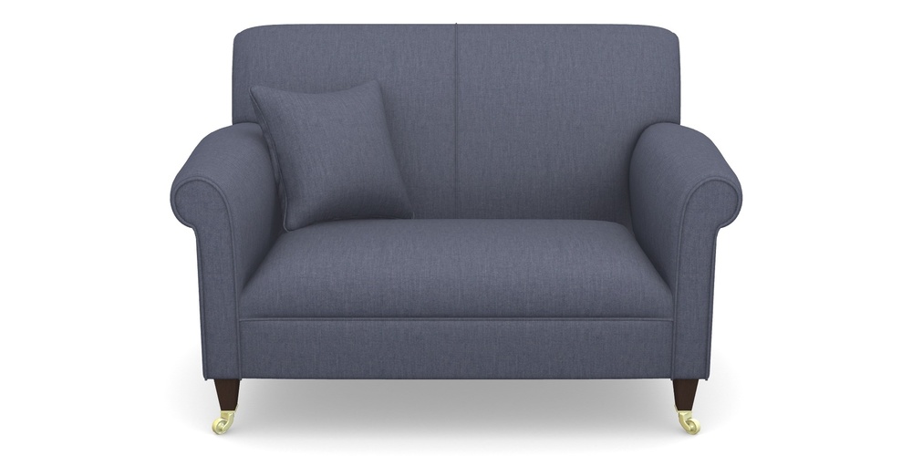 Product photograph of Petworth Snuggler In Clever Cotton Mix - Oxford Blue from Sofas and Stuff Limited